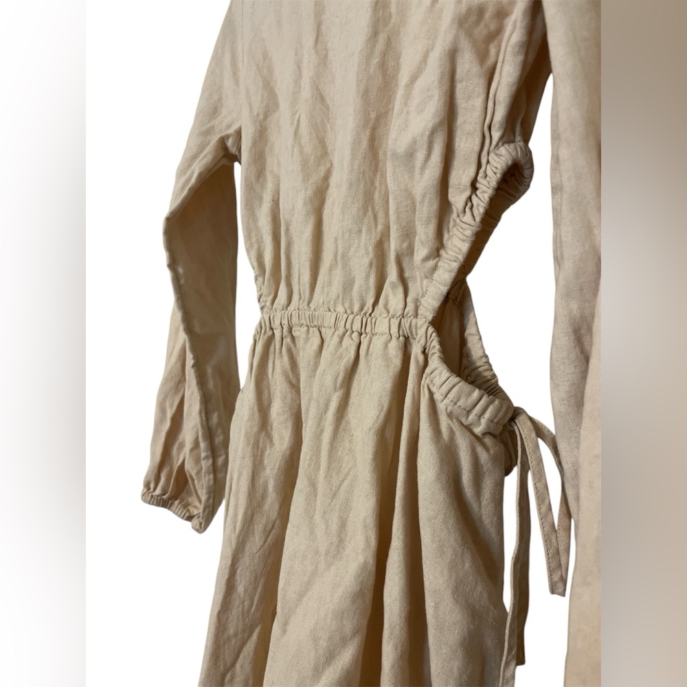 Universal Thread Chic Beige Long Sleeve Dress - image 5